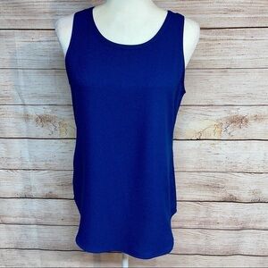 Van Heusen Blue Sleeveless Blouse